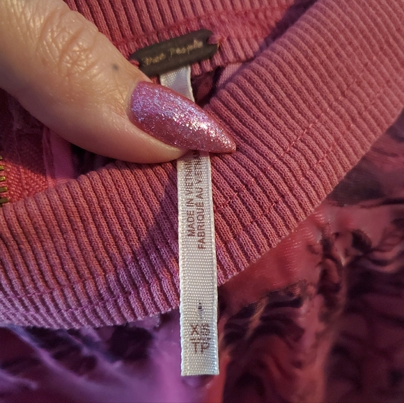 Free People Botanical Blooms Velvet Mini Dress - Picture 11 of 11